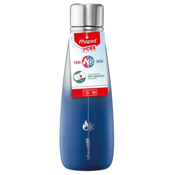 Picnik 500 Ml Yetişkin Termosu Soğuk - Sıcak (Matara) Mavi 871103 ürün görseli 1