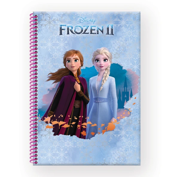 Frozen II A4 80 Yaprak Kareli Spiralli Karton Kapak Defter 60 Gram ürün görseli 1