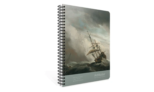Gıpta Art Master Spiralli Karton Kapak Defter 19X26Cm 100 Yaprak Kareli (4 Lü Paket) 3661 ürün görseli 1