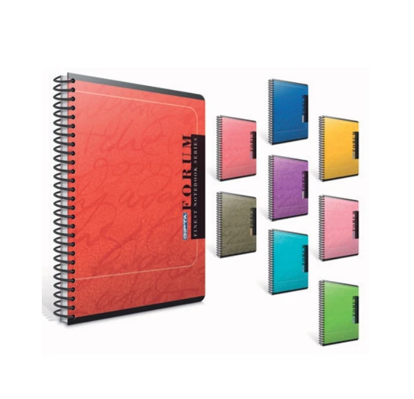 Gıpta Forum A4 Spiralli Karton Kapak Defter 40 Yaprak Çizgili (12 Li Paket) 2242 ürün görseli 1