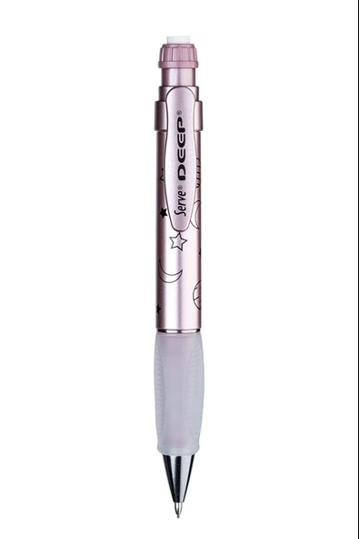 Serve Deep Versatil Kalem (Mekanik Kurşun Kalem) 0.7Mm Met Roze Ay-Yıldız SV-DEEP-07-DMROZE ürün görseli 1