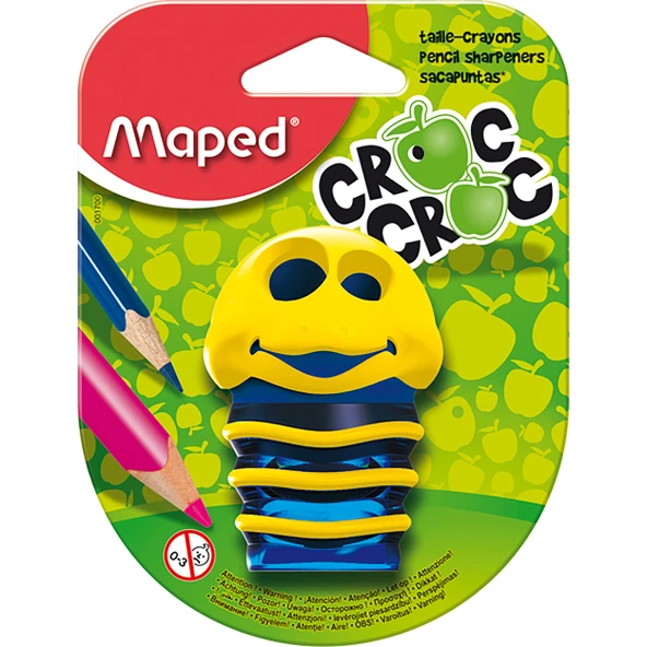 Croc Croc Çift Delikli Kalemtraş Blister 3154140017002 ürün görseli 1