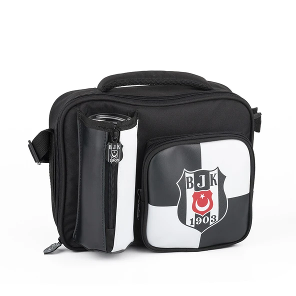 Me Çanta Beslenme Çantası Beşiktaş Bjk 1903 Logo Desenli Suni Deri 25362 ürün görseli 1
