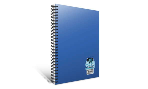 Gıpta Tb A4 Spiralli Seperatörlü Pp Kapak 5+2 Defter (5 Kareli + 2 Çizgili) 280 Yaprak (3 Lü Paket) ürün görseli 1