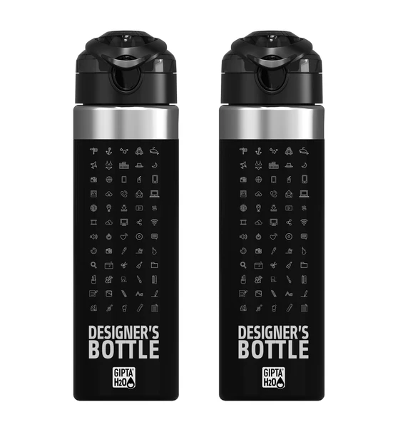 Designers H20 Bottel Tritan Sporcu Kapaklı Matara (Suluk) 630 Cc K7524 ürün görseli 1
