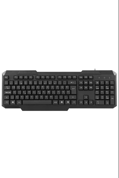 F - Türkçe Standart Kablolu Klavye Fk-4812Fu ürün görseli 1