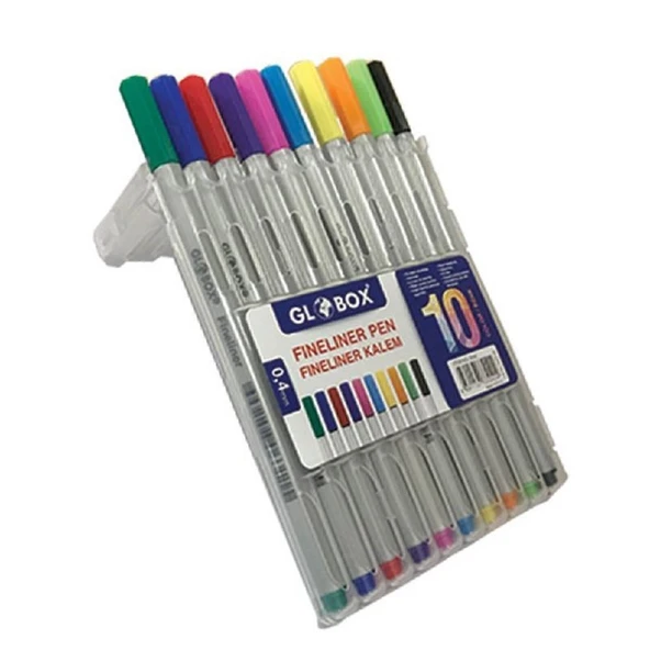 Globox Fineliner Kalem 10 Lu Pp Kutu 3240 ürün görseli 1