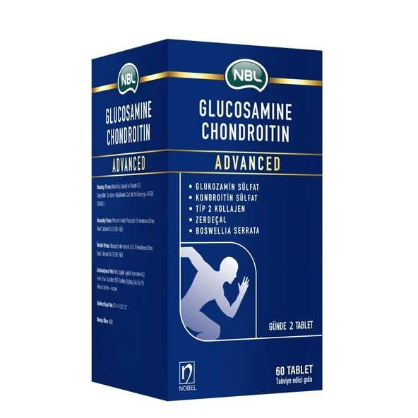 NBL Glucosamin Chondroitin Advanced 60 Tablet ürün görseli 1