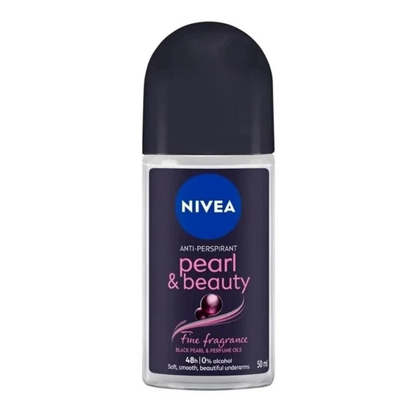 Nivea Roll On Kadın Pearl Beauty Black 50ML ürün görseli 1