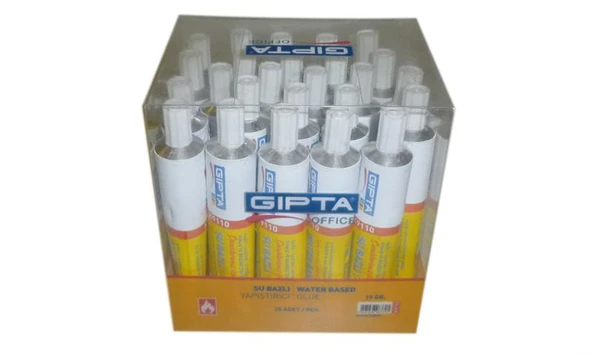 Gıpta Sıvı Yapıştırıcı Su Bazlı 19 Gram Solventsiz (25 Li Paket) K9110 ürün görseli 1