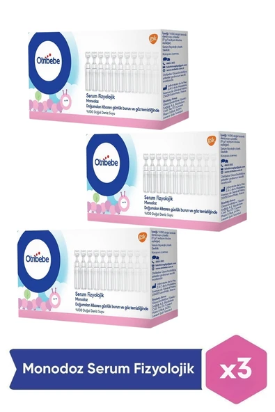 Otribebe Monodoz Serum Fizyolojik 20 Flakon x 3 Adet ürün görseli 1