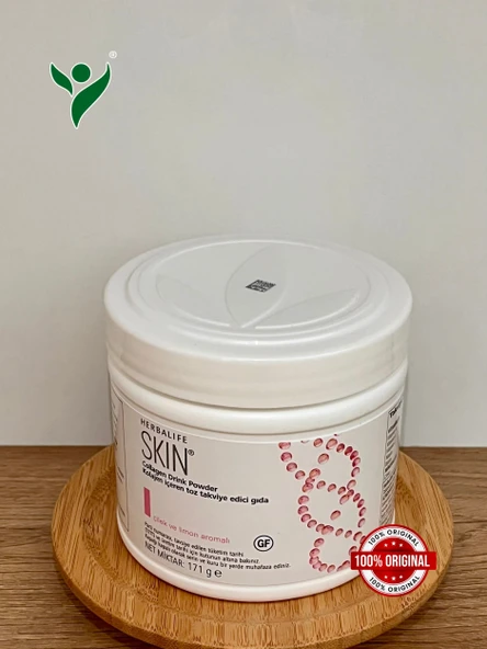 HERBALİFE COLLAGEN DRİNK POWDER ÇİLEK & LİMON AROMALI KOLAJEN TAKVİYESİ - 171 GR ürün görseli 1