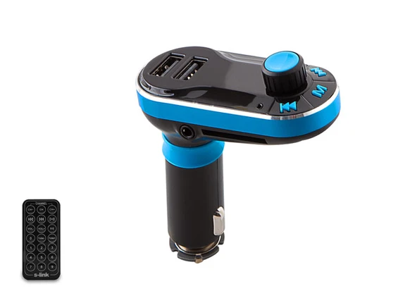 Sd-Usb Destekli + 2.1A Usb Şarj Port Fm Transmitter SL-Fm66 ürün görseli 1