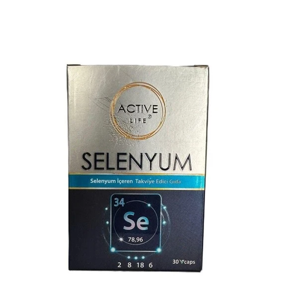 Active Life Selenyum 30 Kapsül ürün görseli 1