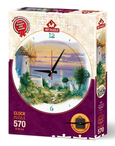 Art Puzzle 570 Parça Puzzle Ege De Akşamüstü Saat 5005 ürün görseli 1