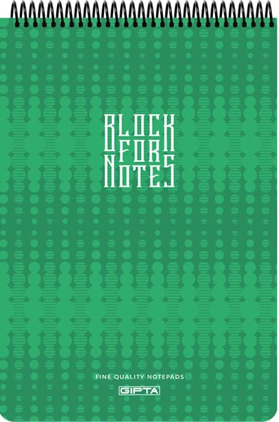 Gıpta Block For Notes A5 Spiralli Pp Kapak Bloknot (Not Defteri) 100 Yaprak Kareli (6 Lı Paket) 2933 ürün görseli 1
