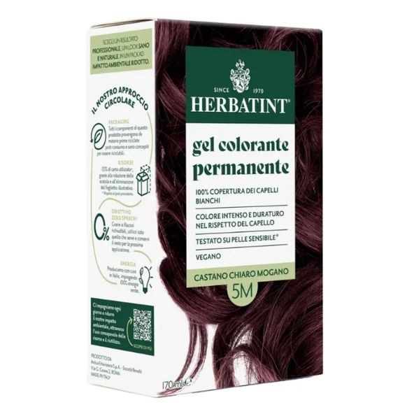 Herbatint  Kalıcı SaçBoyası  Açık Akaju Kestane 5M 170ml. ürün görseli 1