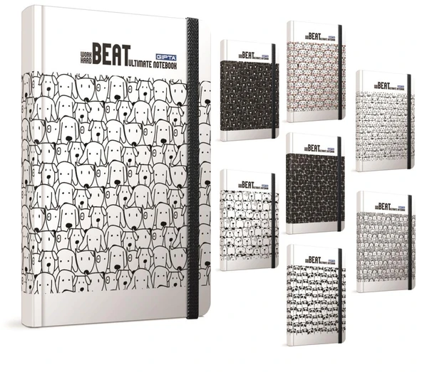 Gıpta Beat Sert Kapak Not Defteri 13X21Cm 120 Yaprak Çizgili (2 Li Paket) ürün görseli 1