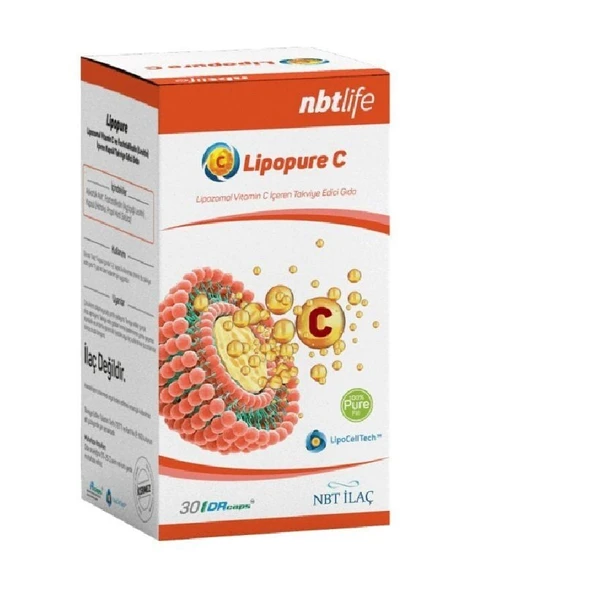 NBTLife Lipopure C Liposomal Vitamin C, Fosfatidilkolin 30 Kapsül ürün görseli 1