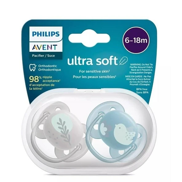 Avent Silikon Emzik Ultra Soft 6-18 ay SCF091/15 ERKEK ürün görseli 1