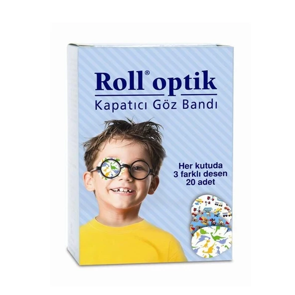 Roll Optik Kapatıcı Göz Bandı ERKEK 20 Adet ürün görseli 1