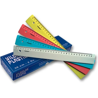 Yıldızlar Standart Cetvel Plastik Flexible Renkli 30 Cm 146 ürün görseli 1
