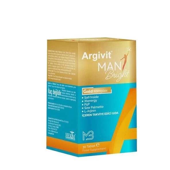 Argivit Man Bright 30 Tablet ürün görseli 1