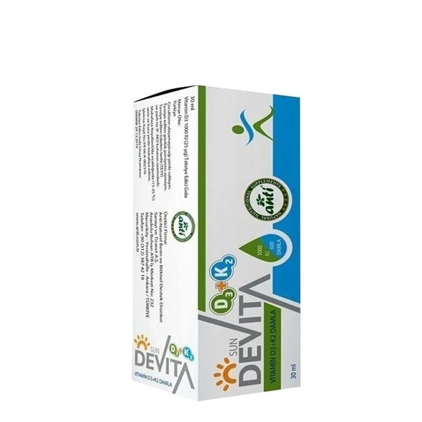 SunDevita D3 + K2 Damla 30ml - Vitamin D3 + K2 Damla ürün görseli 1