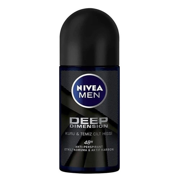 Nivea Men Deep Dimension Roll-On 50ml ürün görseli 1