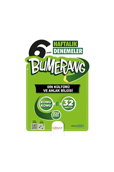 Günay 6.Sınıf Din Kültürü Haftalık Denemeler ürün görseli 1