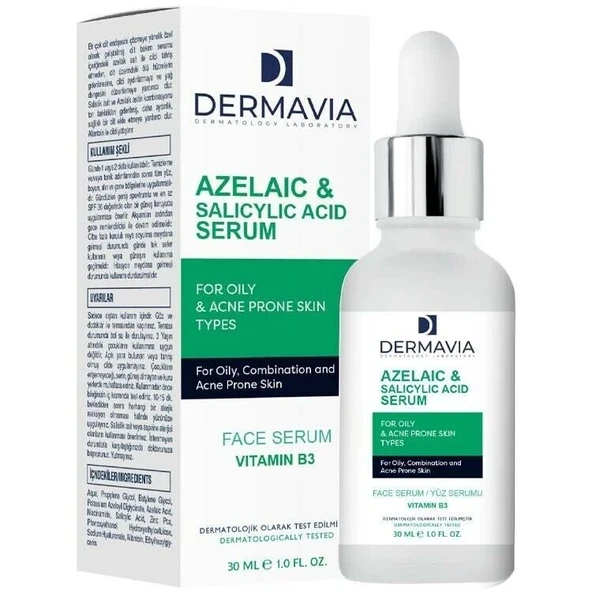 Dermavia Yağlı Cilt Bakım Serumu 30ml ürün görseli 1