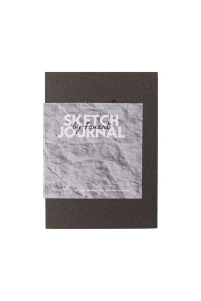 Fanart Academy Sketch Eskiz Çizim Defteri Journal 110 Gr 60 Yaprak A4 Gri ürün görseli 1