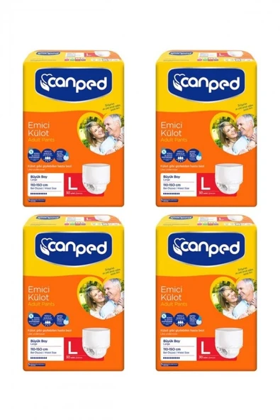 Canped Külotlu Hasta Bezi Büyük Boy (L) 120 Adet ürün görseli 1
