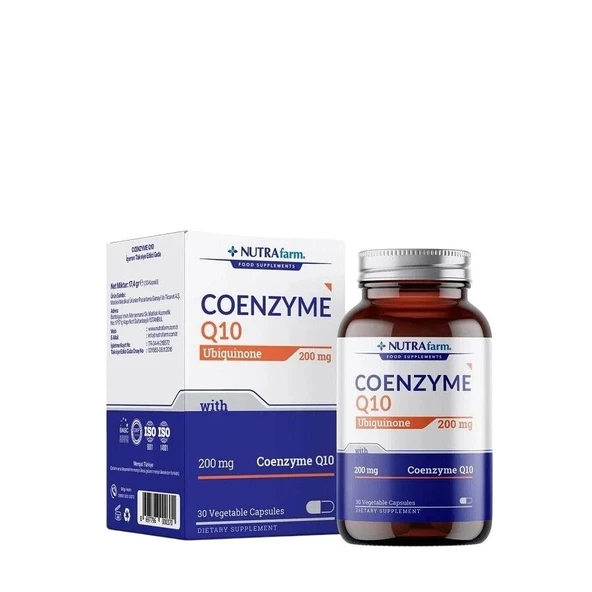 Nutrafarm Coenzym Q-10 200 Mg 30 Kapsül ürün görseli 1