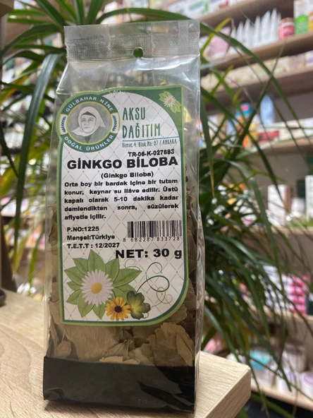 Aksu Dağıtım Ginko Biloba Yaprağı 30 Gr ürün görseli 1