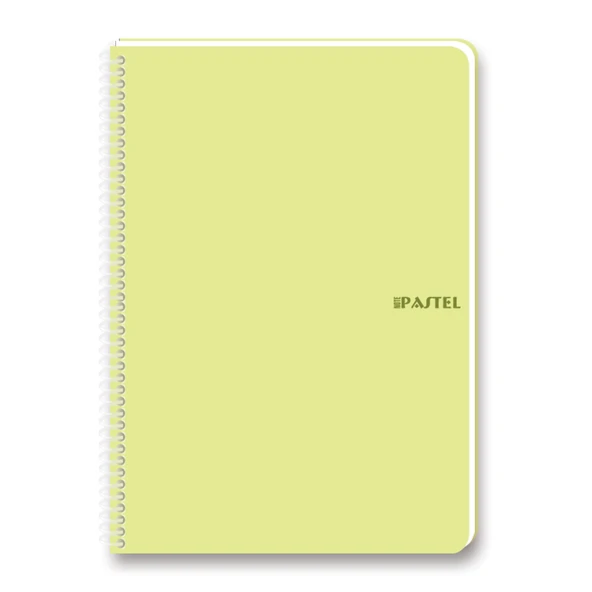 Pastel Note 17X24Cm 80 Yaprak Kareli Pp Kapak Spiralli Defter 60 Gram (6 Lı Paket) ürün görseli 1