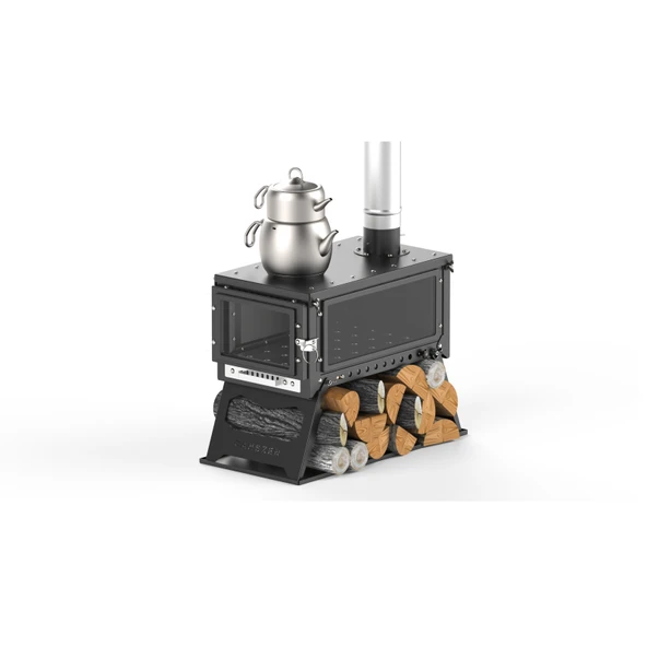 ZENRON Modern Mangal Izgaralı Kamp Sobası / Çadır Sobası ürün görseli 1