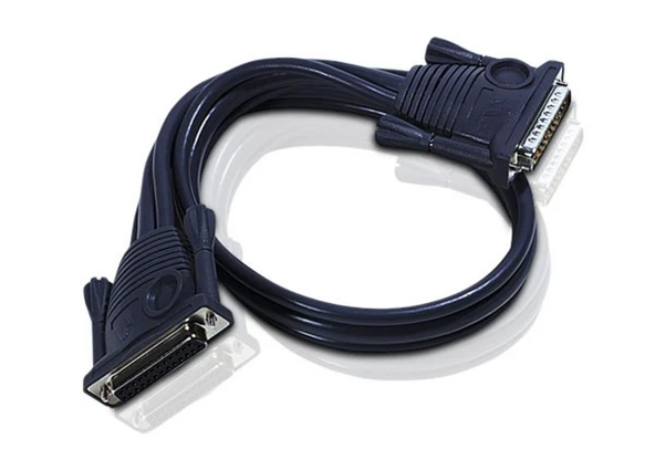 Aten ATEN-2L-1703  Kvm Switch Ler İçin Kaskad Bağlantı Kablosu, 3 Mt D-Sub 25 Erkek - Dişi ürün görseli 1