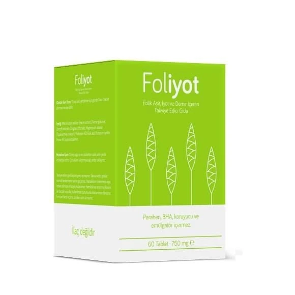 Foliyot 60 Tablet ürün görseli 1