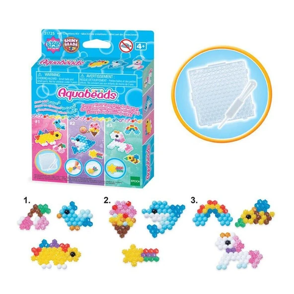31725 AquaBeads Mini Yaratıcı Set 120 parça +4 yaş ürün görseli 1