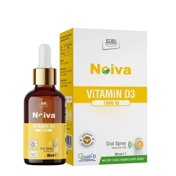 Noiva Vitamin D3 1000 IU Sprey 20ml ürün görseli 1