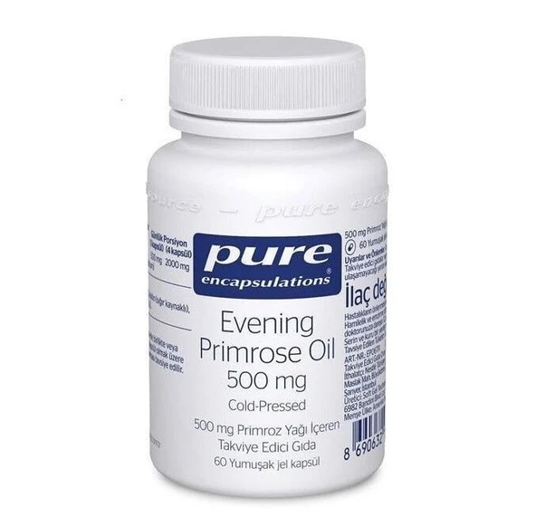 Pure Encapsulations Evening Primrose Oil 60 Kapsül ürün görseli 1