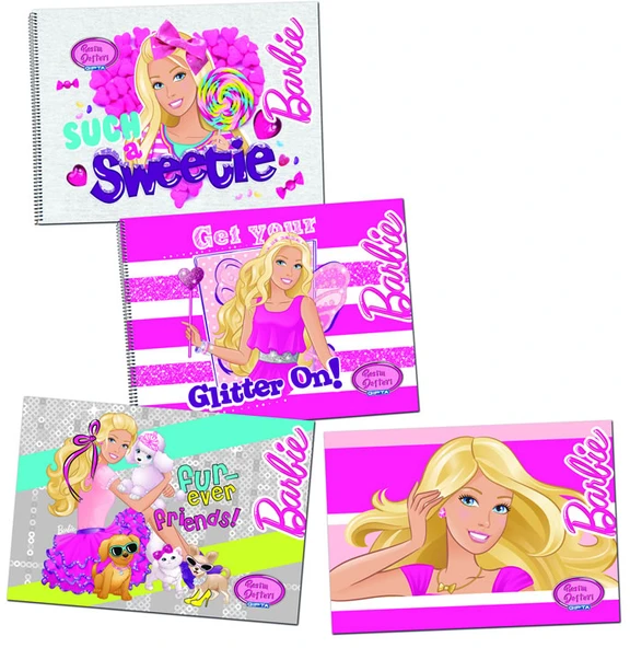 Gıpta Barbie Spiralli Resim Defteri 35X50Cmcm 15 Yaprak (6 Lı Paket) 5453 ürün görseli 1