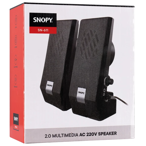 2.0 3W-2 Speaker SN-611 - Resim 4