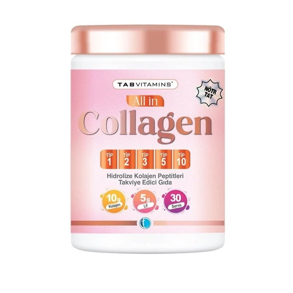 Tabvitamins ALL IN Collagen 30 Servis ürün görseli 1