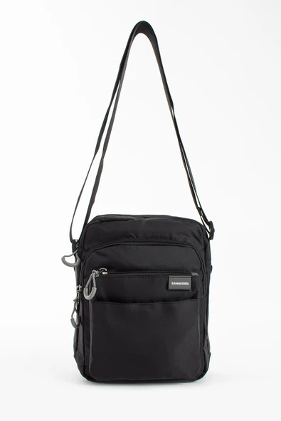 Unisex 5 Bölmeli Suya Dayanıklı Paraşüt Kumaş Organizer Çanta  Siyah ürün görseli 1