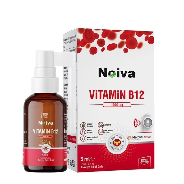 Noiva Vitamin B12 1000 mcg Sprey 5ml ürün görseli 1