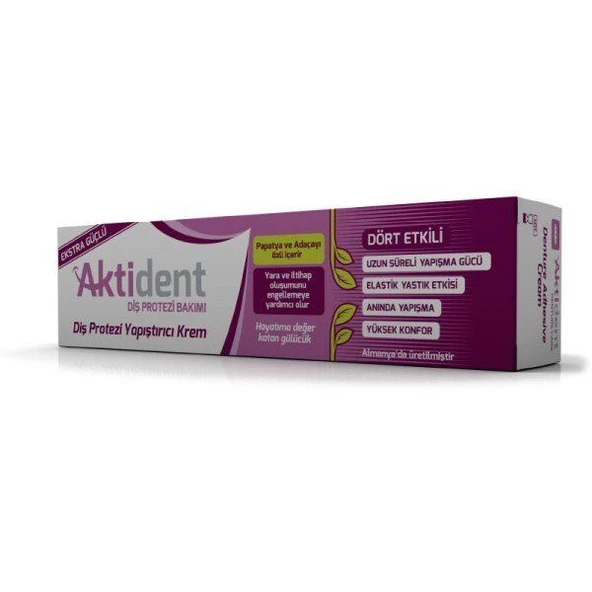 Aktident Diş Protezi Yapıştırıcı Krem 40 Gr ürün görseli 1