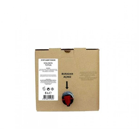 Tütün Kolonyası 5 Litre Bag İn Box Endüstriyel ürün görseli 1