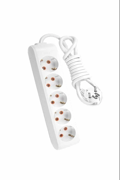 Multi-Let 5 Li Topraklı 1 Metre Kablolu Priz (90113501 ürün görseli 1